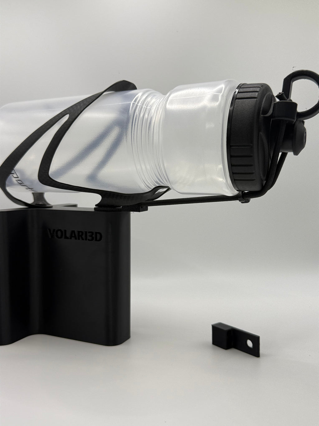 display of bottle retention loop single clip bolt 