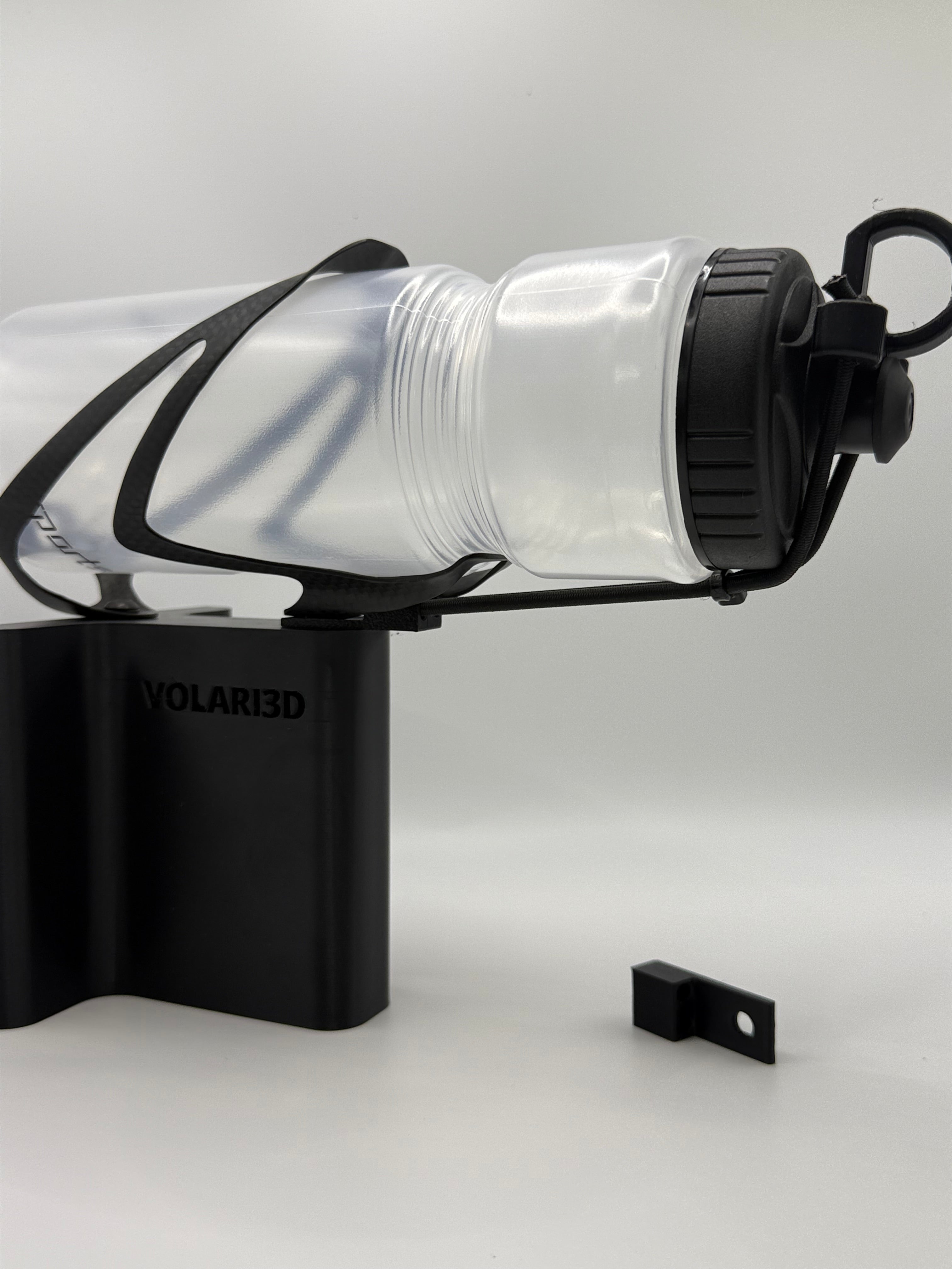 display of bottle retention loop single clip bolt 